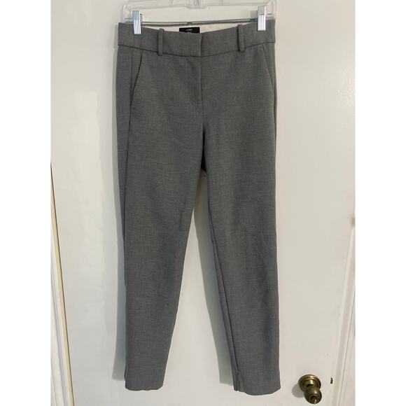 J Crew 365 Cameron ankle pants trouser women’s size 2 tall gray comfort career - Picture 2 of 6